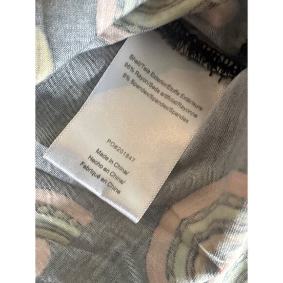 Modcloth Winning Them Over Pumpkin Rainbow Fall Halloween Black Top Women S NWT - Picture 7 of 7